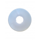 Pacific 15mm Wall Flange White