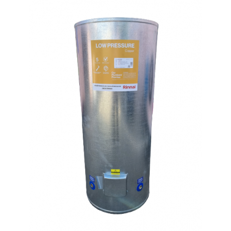 Rinnai 180 Litre 2kw Element Low Pressure Hot Water cylinder