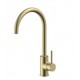 Waterware Pioneer Gooseneck Sink Mixer - Brushed Gold